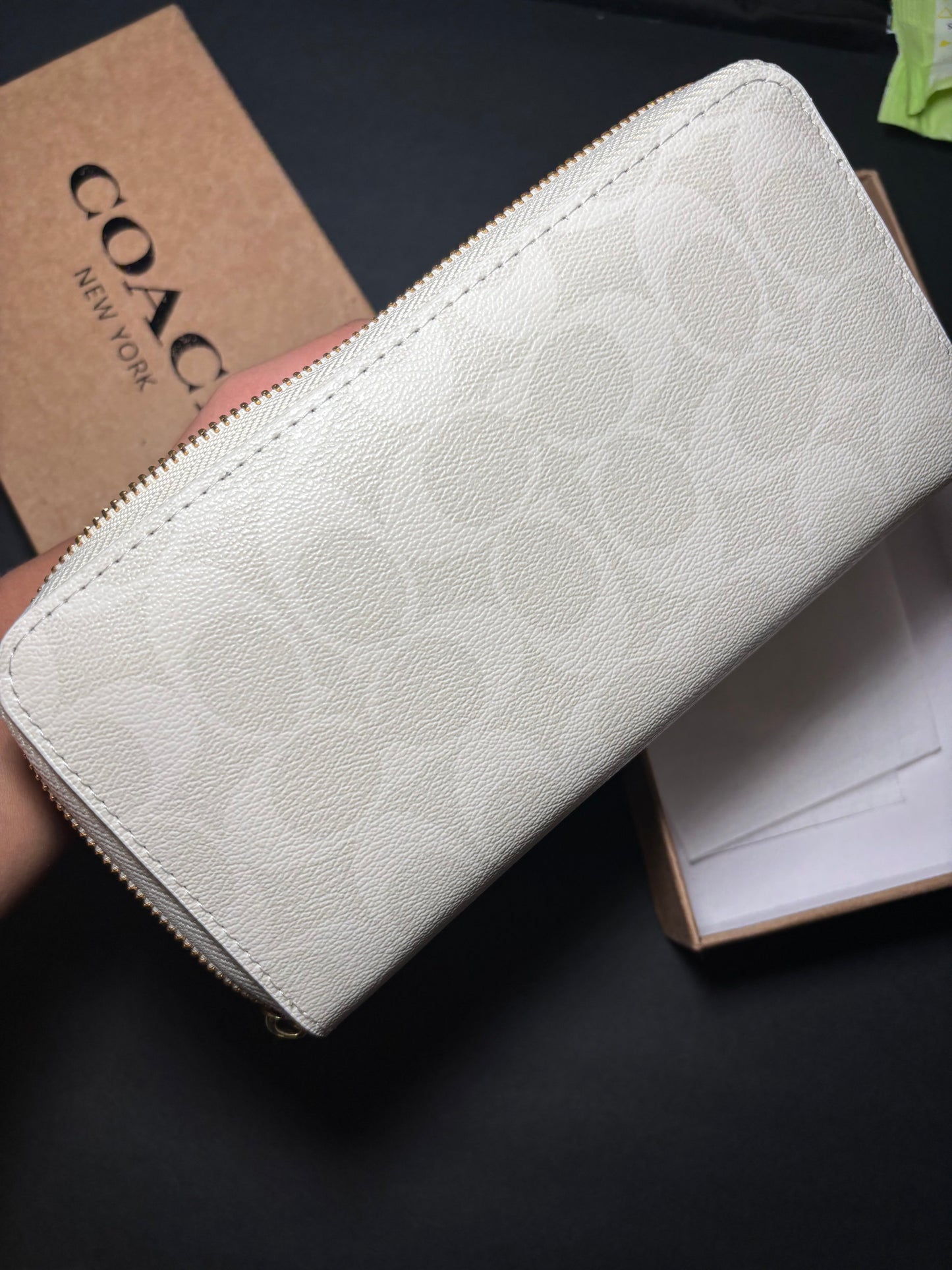 White Monogram Wallet