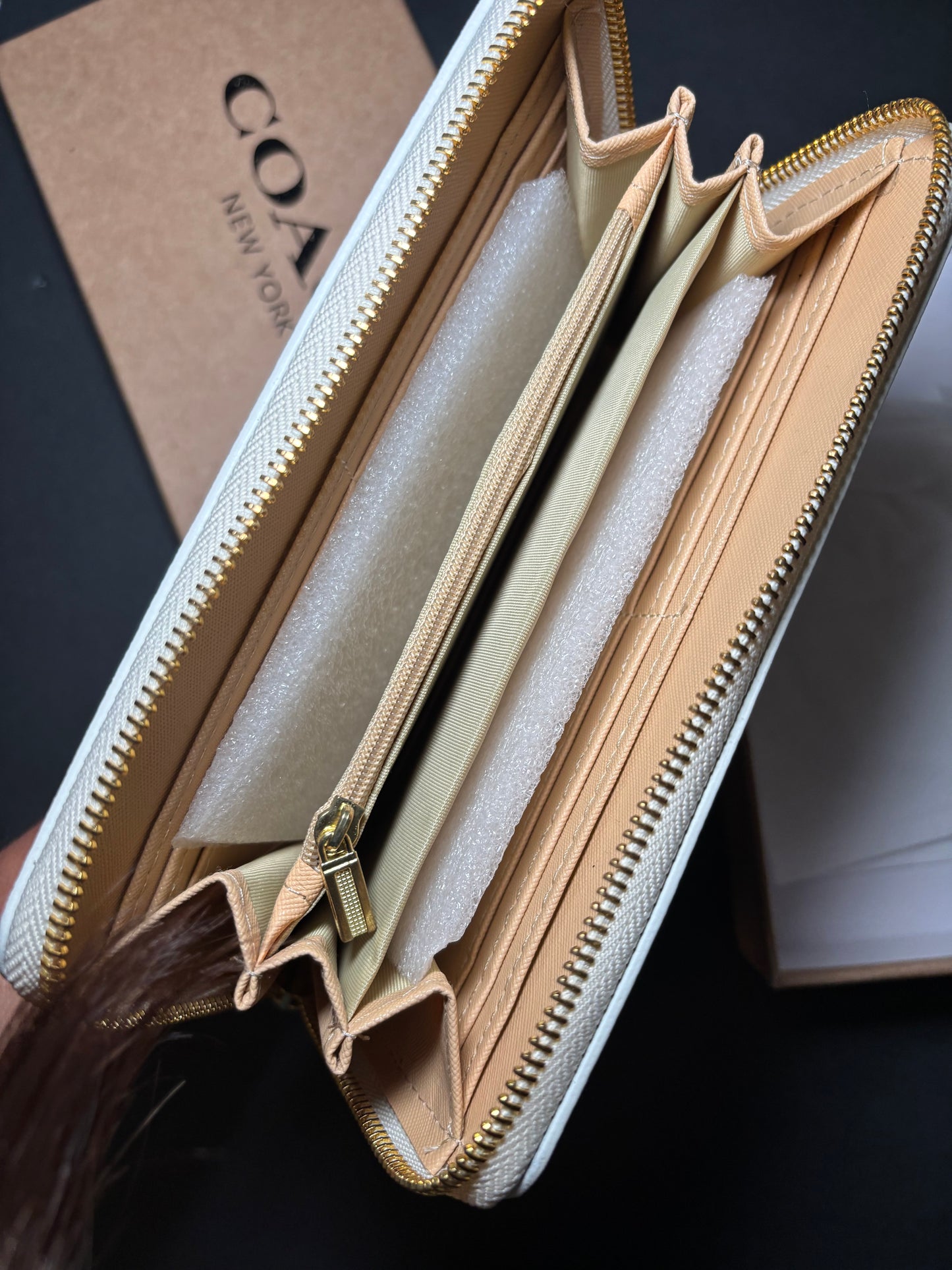 White Monogram Wallet